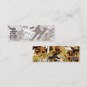 細い都市通り- スキニー名刺 (正面/裏面)