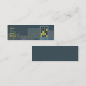 細い都市- スキニー名刺 (正面/裏面)