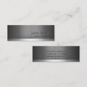 細い金属コンピュータ修理名刺 スキニー名刺 (正面/裏面)