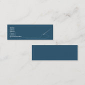 細い針- スキニー名刺 (正面/裏面)