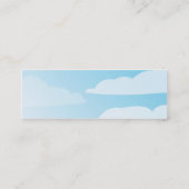 細い雲- スキニー名刺 (裏面)