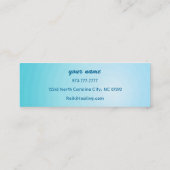 細い霊気のマスターの名刺 スキニー名刺 (裏面)