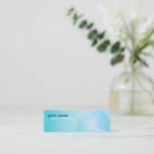 細い霊気のマスターの名刺 スキニー名刺 (スタンド正面)