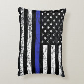 細い青い線 アクセントクッション (裏面(縦))