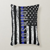 細い青い線 アクセントクッション (正面(垂直))