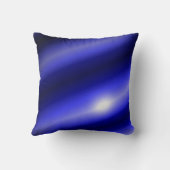 細い青い線 クッション (裏面)