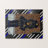 細い青い線 ジグソーパズル (横)