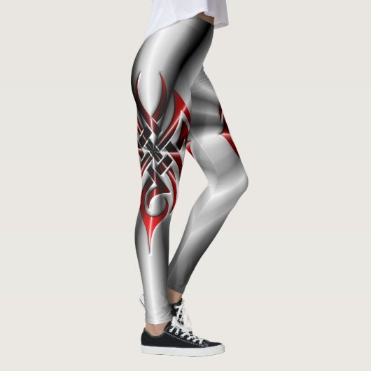 細い青い線 – スターバスト レギンス (右)