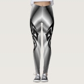 細い青い線 – スターバスト レギンス (正面)