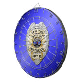 細い青い線 ダーツボード (正面右)