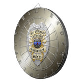 細い青い線 ダーツボード (正面右)