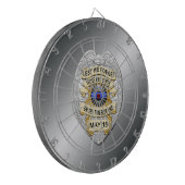 細い青い線 ダーツボード (正面左)