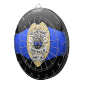 細い青い線 ダーツボード (正面右)