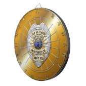 細い青い線 ダーツボード (正面右)