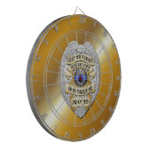 細い青い線 ダーツボード (正面左)