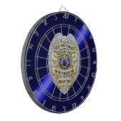 細い青い線 ダーツボード (正面左)