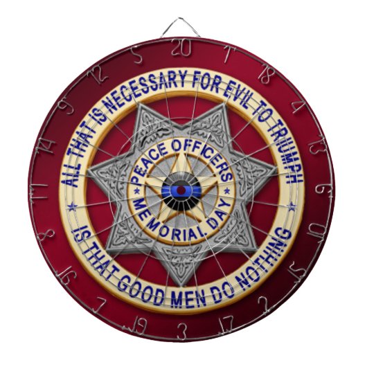 細い青い線 ダーツボード (正面)