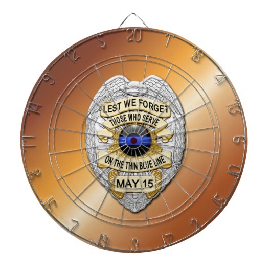 細い青い線 ダーツボード (正面)