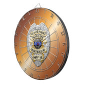 細い青い線 ダーツボード (正面右)