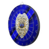 細い青い線 ダーツボード (正面右)