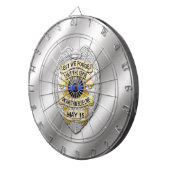 細い青い線 ダーツボード (正面右)