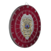 細い青い線 ダーツボード (正面左)