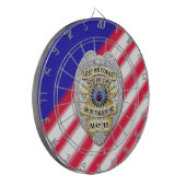 細い青い線 ダーツボード (正面左)