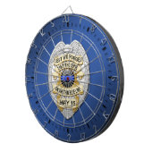 細い青い線 ダーツボード (正面右)