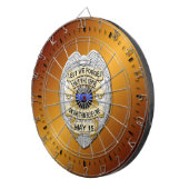 細い青い線 ダーツボード (正面右)