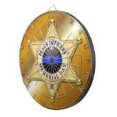 細い青い線 ダーツボード (正面右)