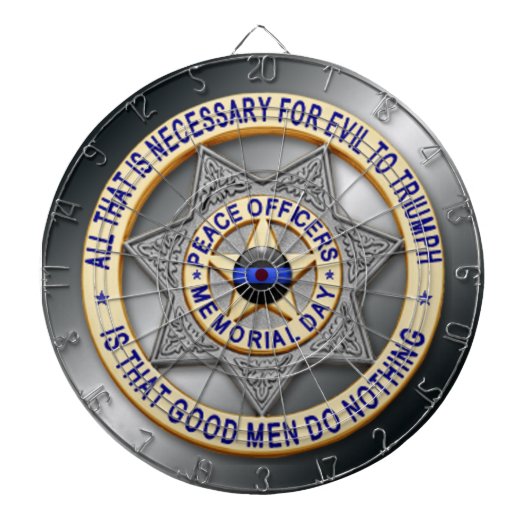 細い青い線 ダーツボード (正面)