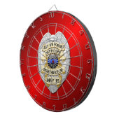 細い青い線 ダーツボード (正面右)