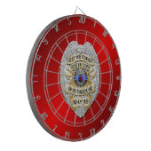 細い青い線 ダーツボード (正面左)