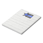 細い青い線… ノートパッド (回転)