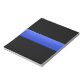 細い青い線 ノートパッド (回転)