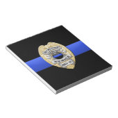 細い青い線 ノートパッド (アングル)