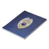 細い青い線 ノートパッド (回転)