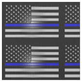 細い青い線 ファブリック (クローズアップ)