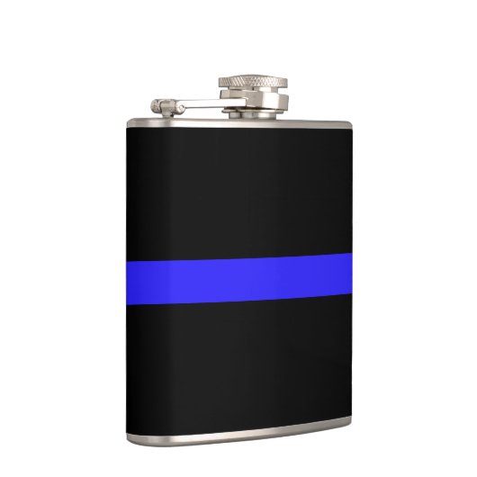 細い青い線 フラスク (右)