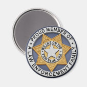 細い青い線 マグネット (正面/裏面)