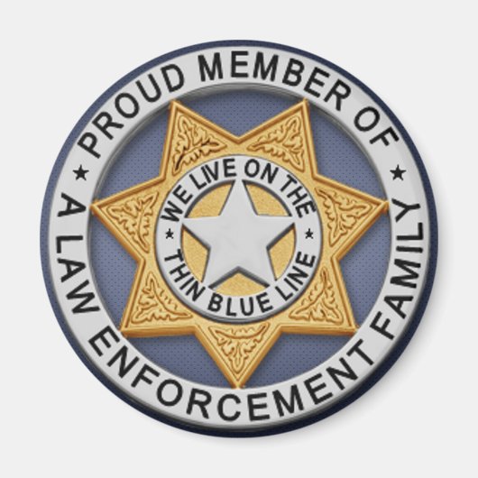 細い青い線 マグネット (正面)