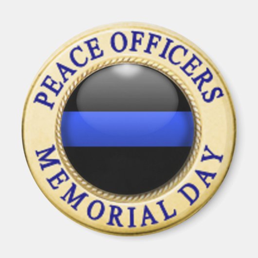 細い青い線 マグネット (正面)