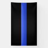 細い青い線 横断幕 (縦)