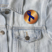 細い青い線 缶バッジ (インサイチュ)