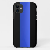 細い青い線 Case-Mate iPhoneケース (裏面)