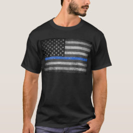 細い青い線 Tシャツ