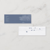 細い青い鳥- スキニー名刺 (正面/裏面)
