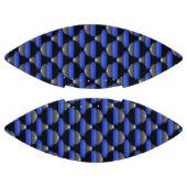 細い青の線のボタン アメリカンフットボール (パネル)