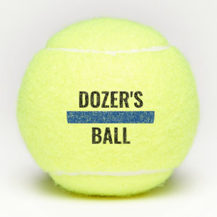 細い青線K9警察犬名パーソナライズされた テニスボール