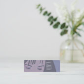 細い顔- スキニー名刺 (スタンド正面)